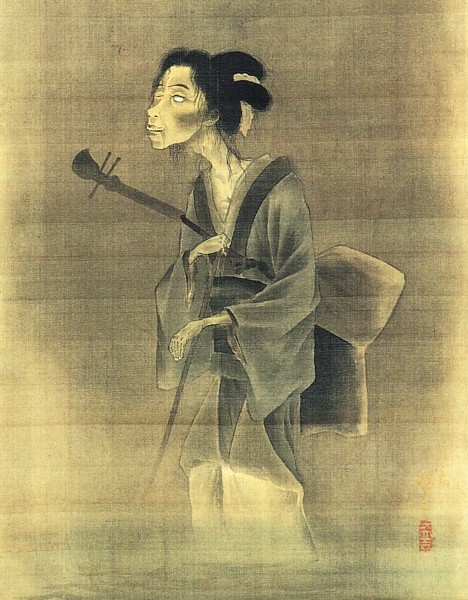 Fantasma-cantante-ciega-de-la-calle-Utagawa-Hiroshige